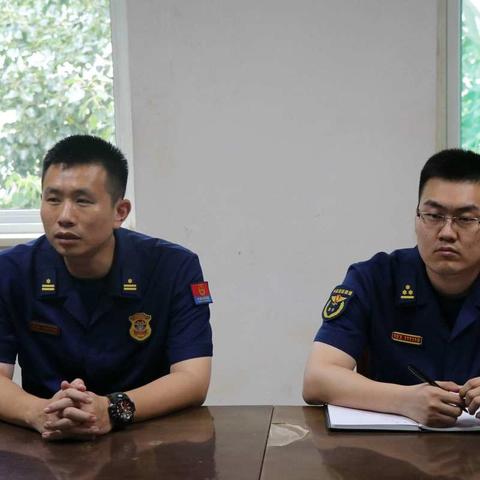 槐荫大队教导员盖泽深入美里湖消防救援站开展督导检查