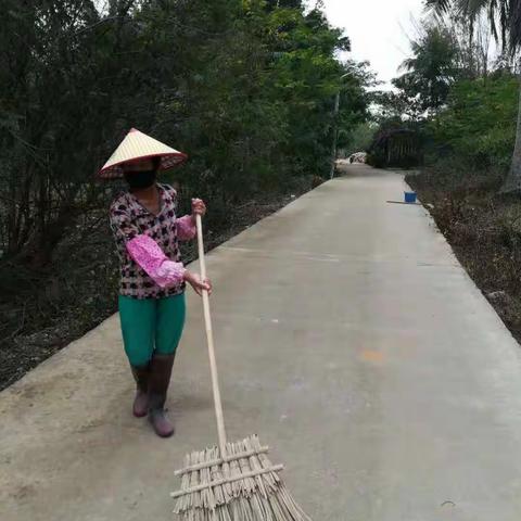 定城镇迎科村委会环境卫生整治