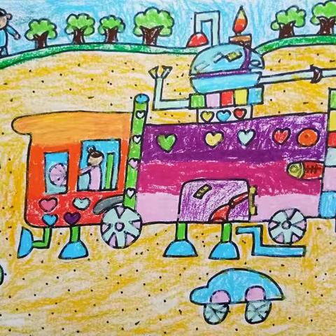 新华小学第六届科技节系列活动之科技幻想画