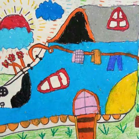 新华小学第五届科技节系列活动之科学幻想画――给科学插上翅膀