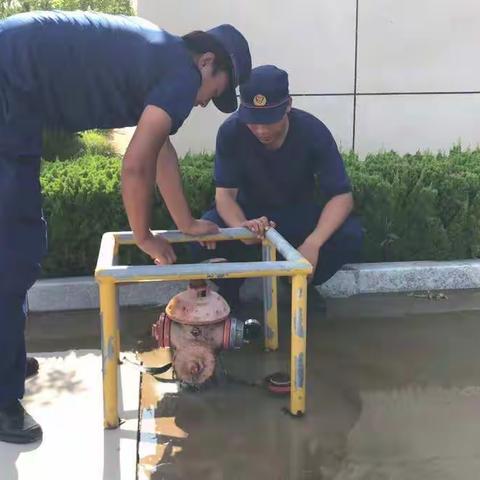 马山路消防救援站开展辖区道路水源熟悉检查工作