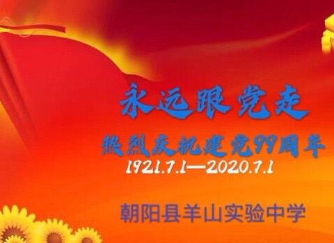 羊山实验中学庆祝建党九十九周年活动纪实