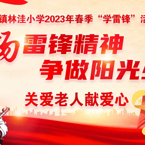 韩集镇林洼小学“弘扬雷锋精神，争做阳光少年”——关爱老人献爱心活动