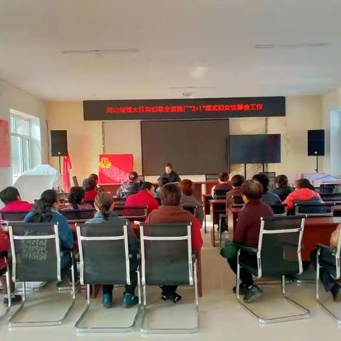 清原县南山城镇大枉沟村妇联"3+1"妇女议事会工作