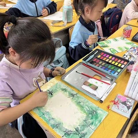 尊崇完小兴趣课绘画1班