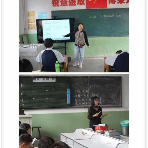 进修学校教研部中小学组到大社学校指导教学常规及素质教育活动