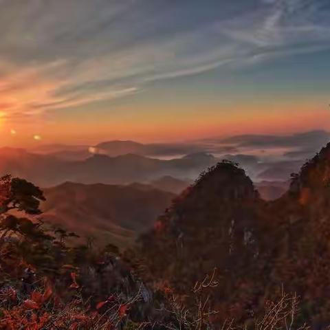 大连天门山国家森林公园秋景
