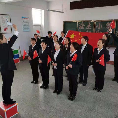 浍杰小学“共升一面旗，同唱一首歌，上好一堂课”暨学雷锋系列活动