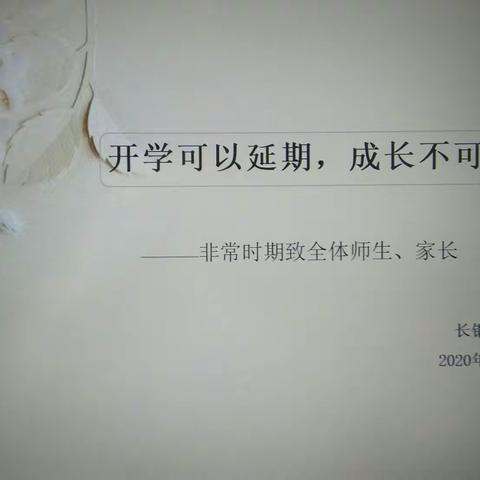 不贪春光负流年    策马扬鞭再奋蹄        ——长钢小学线上教学推进会纪实