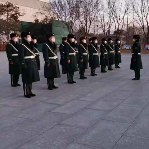 中警保安公司驻中国园林博物馆保安中队的一天
