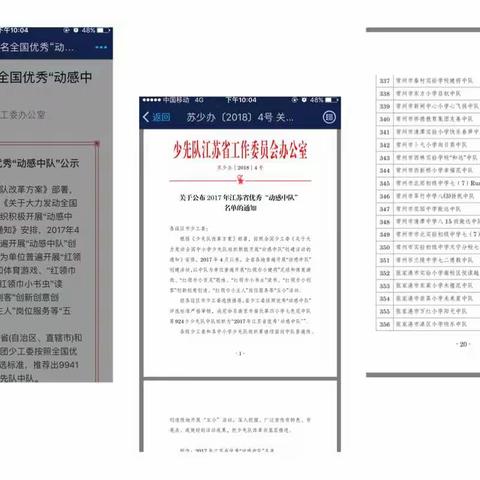 厉害啦！怀德教育集团六（3）友善中队喜获江苏省“动感中队”称号！