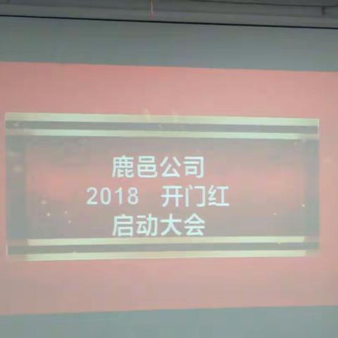 鹿邑支公司2018开门红启动大会