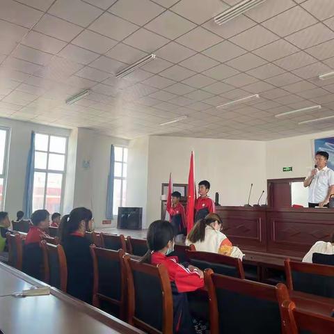 喜迎二十大，永远跟党走，争做合格小队员—金斗营镇小学开展一年级队前教育工作