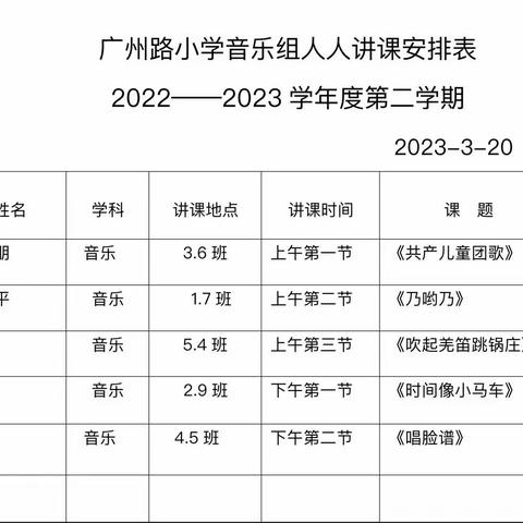 潜心音乐教研 绽放美育芬芳——菏泽鲁西新区广州路小学音乐组人人讲课活动