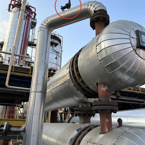 分馏北区三层平台无法整改处汇总