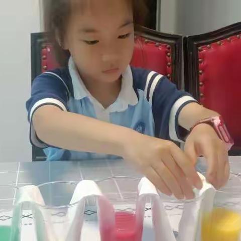科学实验“彩虹桥”