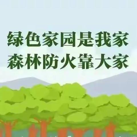 清明未到 防火先行——桂阳县小翰林幼儿园森林防火宣传活动