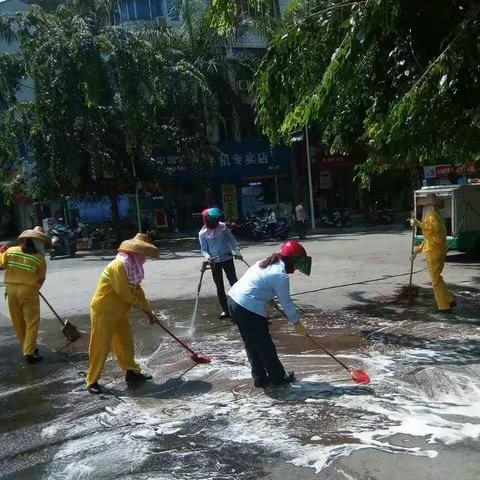 “一创五建”工作-市环卫局第一环卫队