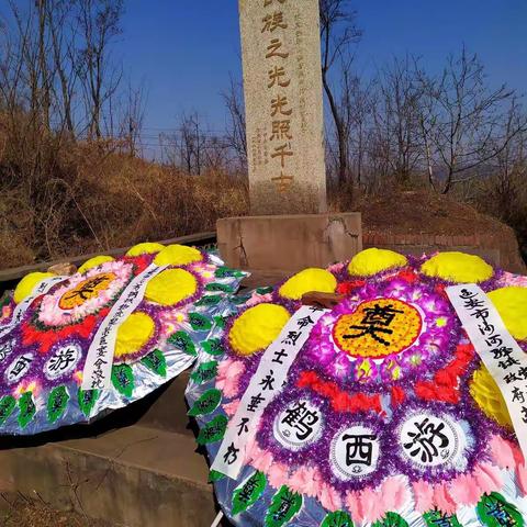 沙河驿中心校党日活动暨北部社区完小小龙山祭扫活动