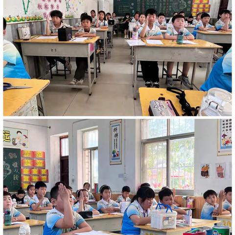 荷叶圆圆  蜻蜓飞飞—任固育才学校美术公开课