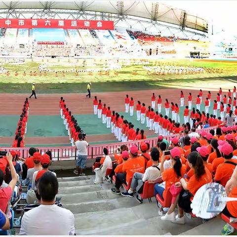 汉中"六运会″开幕式花絮片片