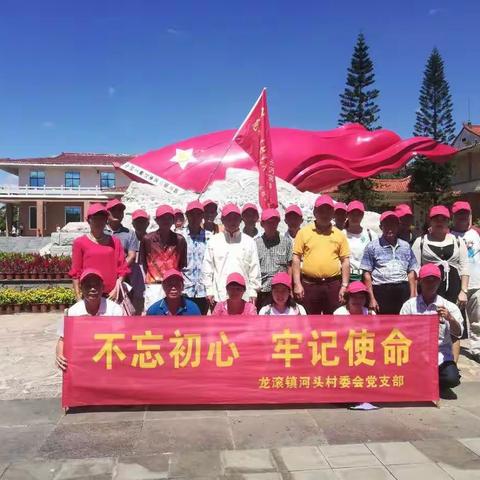 河头村党支部开展“不忘初心、牢记使命”主题教育党日活动