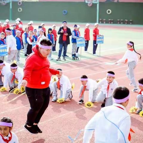 济南泉景中学小学部五年级七班运动会掠影