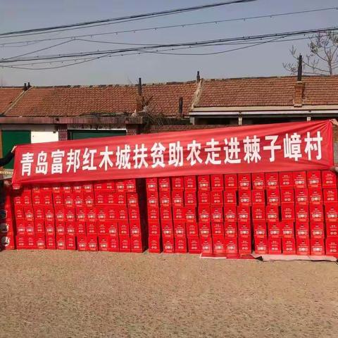 富邦红木城•古玩馆扶贫助农走进棘子嶂村