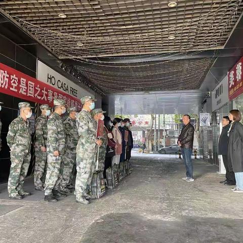 北湖街道妙三社区 开展“人民防空人员掩蔽”实战化演练