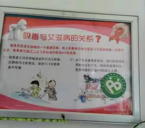 阳坊社区卫生服务中心艾滋病知识宣传