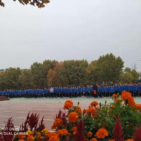 读立志文圆中考梦  立鸿鹄志报父母恩一一临漳县第二中学九年级举行立志文诵读大赛