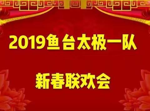 2019鱼台太极一队迎春联欢会