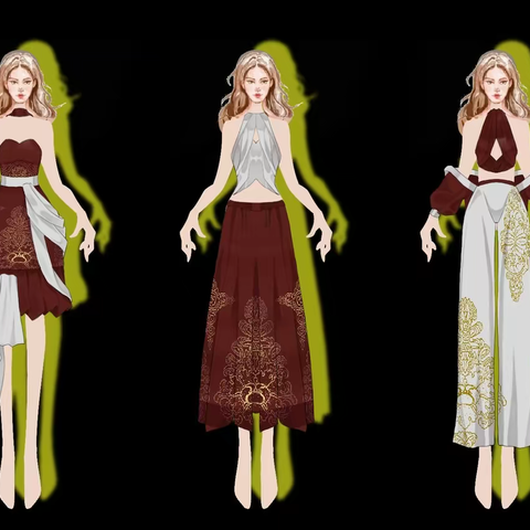 琼台师范学院美术学院2019级艺术设计学服装专业2021-2022海南民族服饰品牌设计