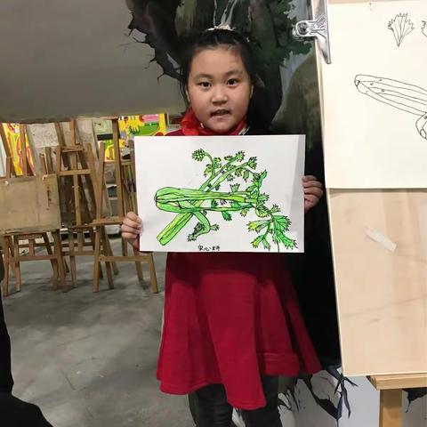 宋心妍成长记录👣👣👣创意➕写生～秦亚老师
