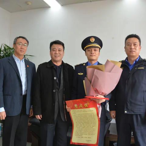 西安市文明办一行慰问西安好人王升