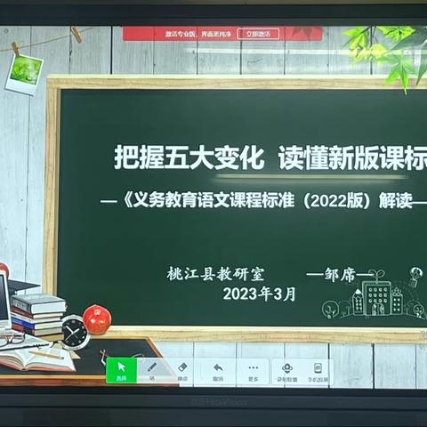 桃江县灰山港镇完全小学“研读新课标，携手共成长”教师培训活动