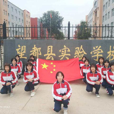 望都县实验学校开展中华人民共和国成立71周年系列活动 ﻿﻿—— “我和国旗同框”主题教育