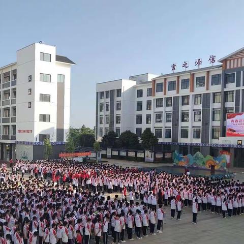 青春正当时 奋进新征程——扶绥县民族中学离队入团仪式暨主题团日活动