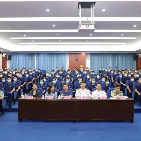 “老兵心向党 建功自贸港”退役军人先进事迹巡回宣讲在训保支队举行