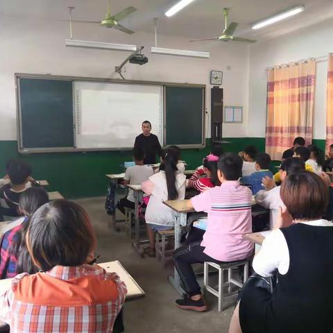 庾河中心小学组织开展乡级语文教研活动