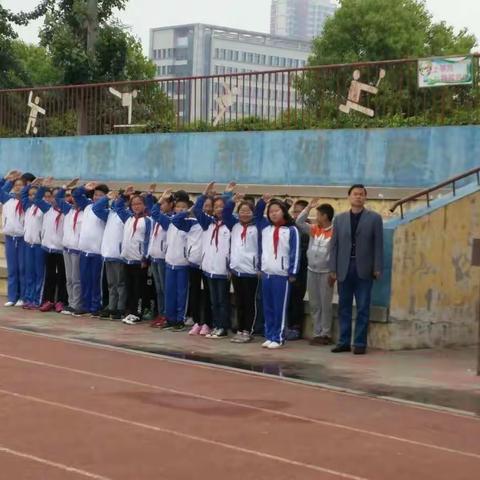 兖矿第一小学五、一班国旗下风采展示