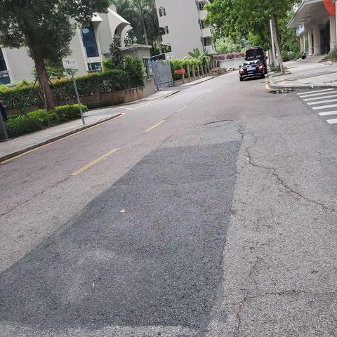 福保街道北片区路面破损统计