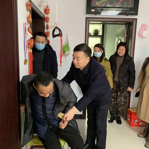 春节慰问送温暖 岁寒情深抚人心