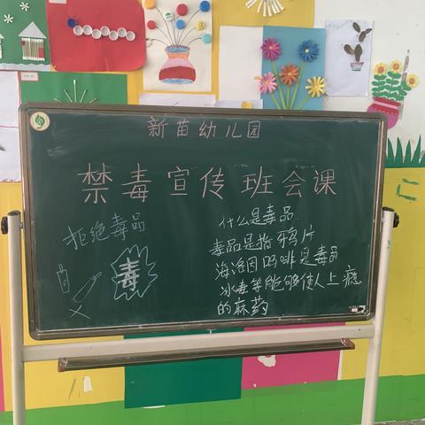 博白县文地镇新苗幼儿园禁毒宣传活动课