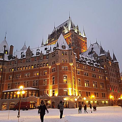 初冬的周末，回忆冰雪之都Quebec City（魁北克）冬季的雪景