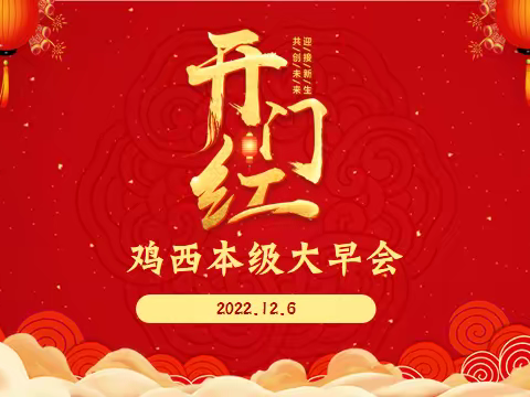 “二零二三 大展宏兔”鸡西中支本级营服开门红启动大早会