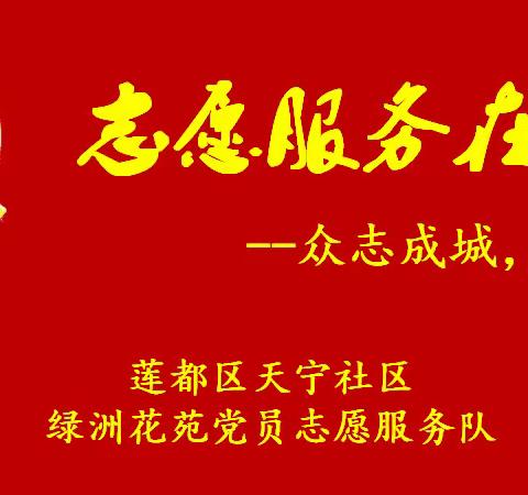 春寒料峭，等春拥抱！——绿洲花苑党员志愿队抗“疫”日志（2月16日）