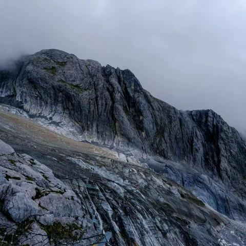 玉龙雪山没有雪呀？