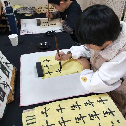 毛笔学员练习作品