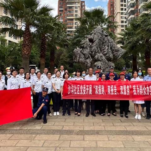 沙沟社区党委开展庆七一“我为群众办实事”党员志愿服务活动